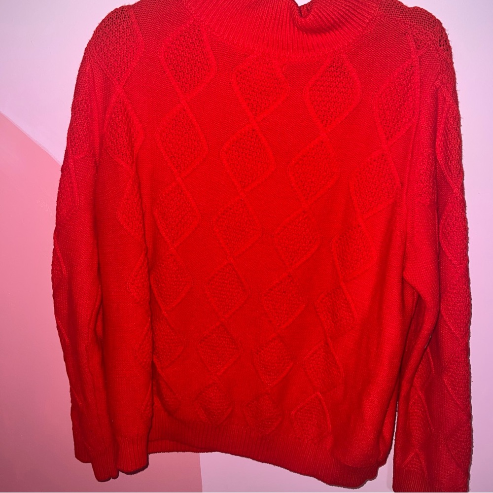 Red Turtleneck - image 4